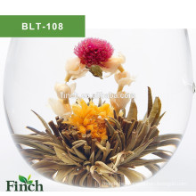 BLT-108 Handmade Flavor Flower Blooming Tea with green tea calendula jasmine